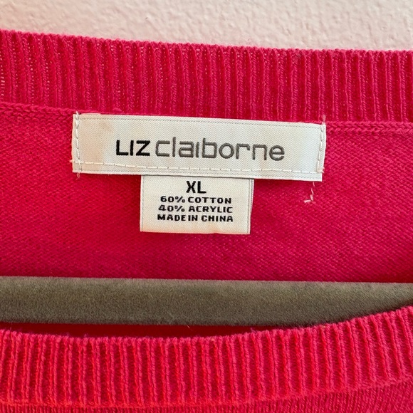 NWOT Liz Claiborne Stripe Crewneck Sweater XL - Picture 3 of 5